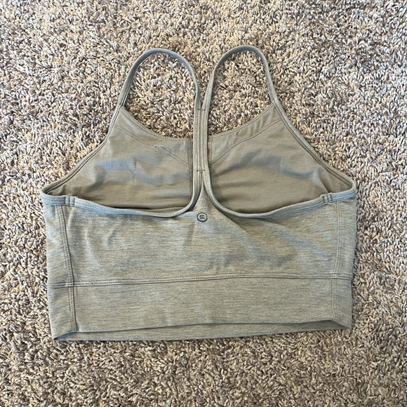 Stori by Katy Hearn Heathered Ash Gray Legend Cropped Shelf Tank - Picture 5 of 9